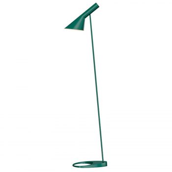 Louis Poulsen AJ – stojaca lampa, tmavozelená
