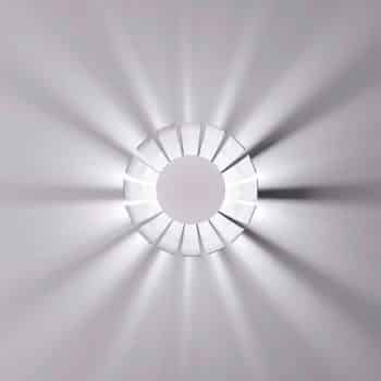Biele dizajnové stropné LED svietidlo Loto 20 cm - Image 2
