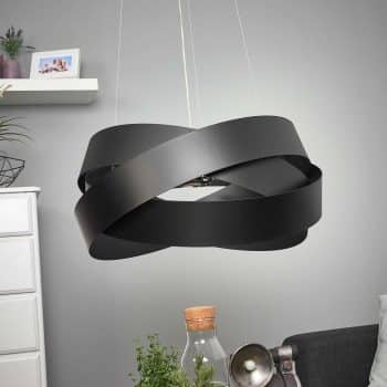 Závesná lampa Pura v čiernej - Image 2