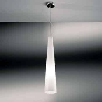 Závesná lampa Gold Fire 1-pl. biele - Image 2