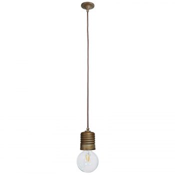Závesná lampa Orti 1-plameňová antikizovaná mosadz - Image 2