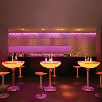 Svietiaci stôl Lounge Table LED Pro Accu V 105 cm - Image 2