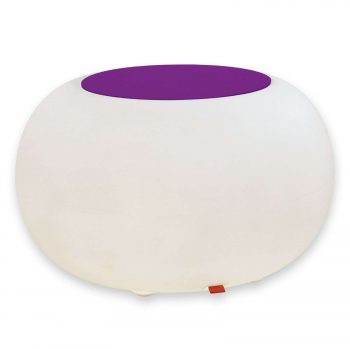 Stôl BUBBLE Indoor LED RGB + plstený poťah fialový - Image 2