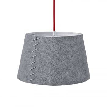Zo sivej plsti – LED závesné svietidlo Alice 30 cm
