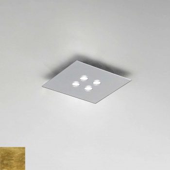 ICONE Slim – štvorcové stropné LED svietidlo 4-pl