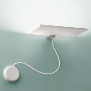 ICONE GiuUp – nástenné LED svietidlo v bielej