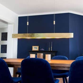 Závesné LED svietidlo Malu zlato-starožitná 119 cm - Image 2