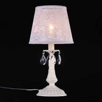 Čipkované tienidlo vznešená stolná lampa Filomena
