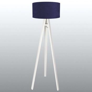 Stojaca lampa Lobelia s 2-farebným tienidlom