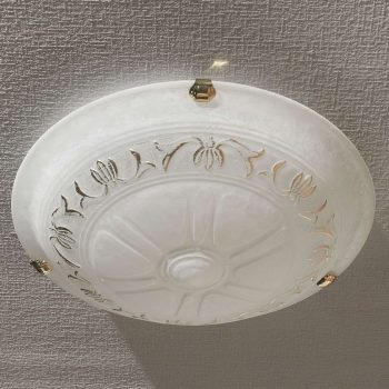 Sklenené stropné svietidlo Svetlana okrúhle 40 cm - Image 2