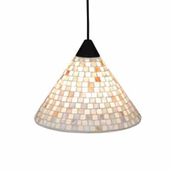 Závesná lampa Yara s mozaikovým tienidlom