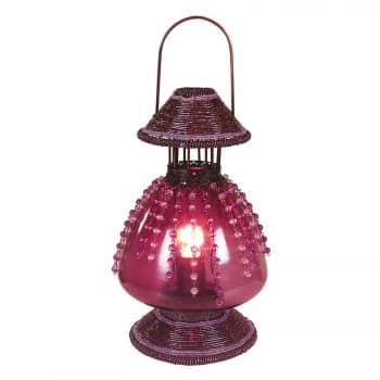 Stolná lampa Perla ako petrolejová lampa