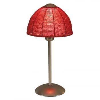 Stolná lampa Pearl s okrúhlym tienidlom