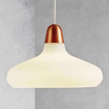 Sklenená závesná lampa Bloom, 29 cm