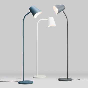 Northern Me – sivá dizajnová stojaca lampa - Image 2