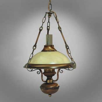 Závesná lampa Valentina starožitný dizajn, 35 cm