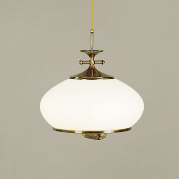 Závesná lampa Empria patina výškovo nastaviteľná
