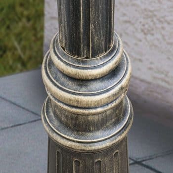 Stĺpové svetlo Puchberg 1-pl. 211cm čierno-zlaté - Image 2