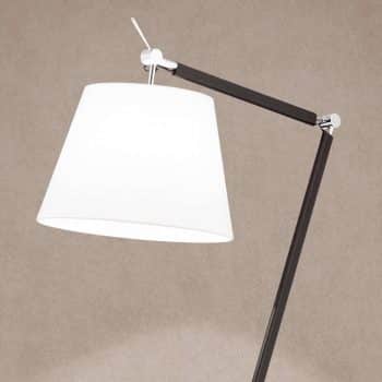 Nastaviteľná lampa Leandro s textilným tienidlom - Image 2