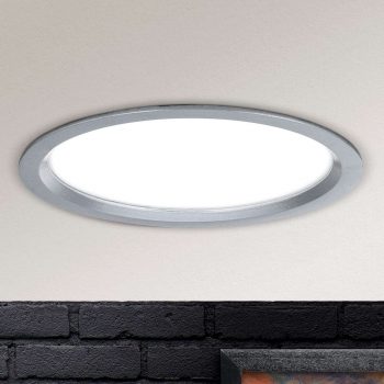 LED svietidlo Spock stmievateľné Ø 17 cm striebro - Image 2