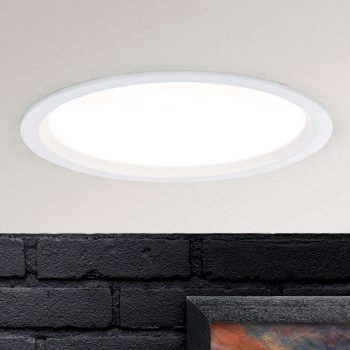 LED svietidlo Spock stmievateľné Ø 17 cm biele - Image 2