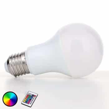 LED žiarovka E27 9W RGBW s diaľkovým ovládaním