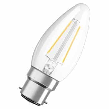 B22 2,5W 827 Filament sviečková LED žiarovka - Image 2