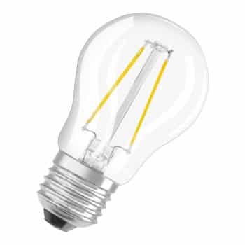 E27 2,5W kvapková LED filament žiarovka