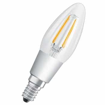 LED žiarovka E15 5W teplá biela efekt Glow Dim