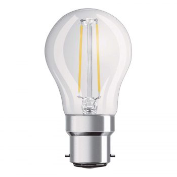 OSRAM LED žiarovka B22d Classic F 4W, 827 číra - Image 2