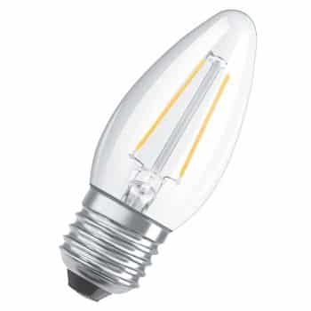 OSRAM sviečková LED E27 2,8W Classic B 2700K číra - Image 2