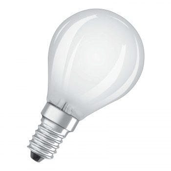 OSRAM LED kvapka E14 4W Classic P 4 000K matná