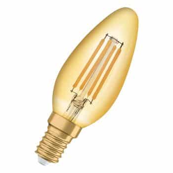 OSRAM LED E14 4,5W Vintage Classic B 825 zlato