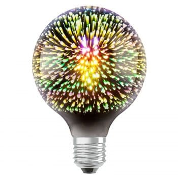 OSRAM LED Globe žiarovka 3W Star Univers, iskrivá