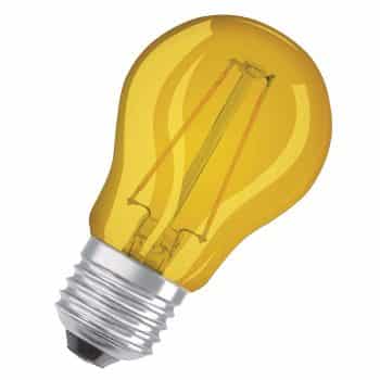 OSRAM LED E27 kvapka Star Décor 1,6W žltá
