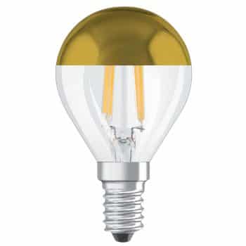OSRAM LED žiarovka E14 Mirror CLP gold 4W 2 700 K - Image 2