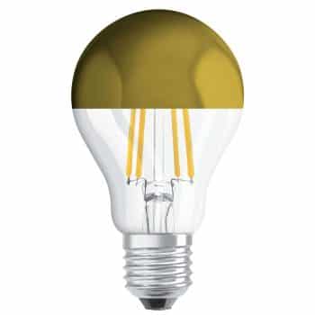 OSRAM LED žiarovka E27 CLA Mirror gold 4W 2 700 K - Image 2
