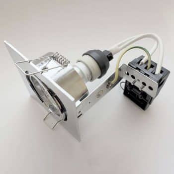 Vysokonapäťové Downlight Kano hranaté biele - Image 2
