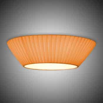 Jednoduché stropné svietidlo Emma 50 cm oranžové - Image 2