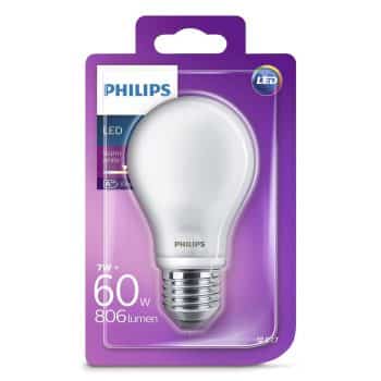 E27 A60 LED žiarovka 7 W, 2 700 K, matná - Image 2