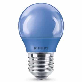 E27 P45 LED žiarovka 3,1 W, modrá