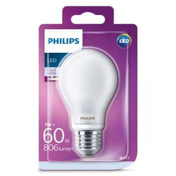 Philips E27 7W 840 A60 LED žiarovka matná - Image 2