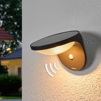 Philips Dusk solárne LED svietidlo senzor antracit