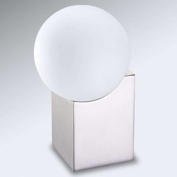 Stolná lampa Cub 17,5 cm, matný nikel - Image 2