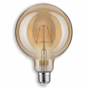 Paulmann LED žiarovka G125, E27 2,5W 817 v zlatej - Image 2