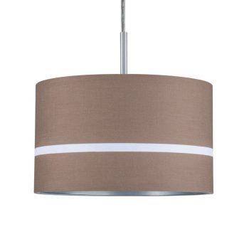 Paulmann tienidlo Tessa pruhované Ø 26 cm, hnedé - Image 2