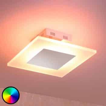 Stropné LED svietidlo Frerk farba svetla nastaviť