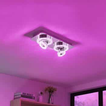Stropné LED svietidlo Mikkel RGBW 40x17 cm - Image 2