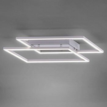 Stropné LED svietidlo Quadra stmievateľné 2pl 53,8