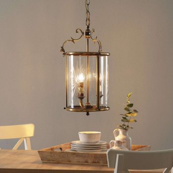 RAMIRA – závesná lampa v tvare lucerny